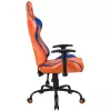 PC spēļu krēsls Subsonic DBZ polsterēts polsterēts sēdeklis pelēks oranžs 125 kg
