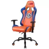 PC spēļu krēsls Subsonic DBZ polsterēts polsterēts sēdeklis pelēks oranžs 125 kg