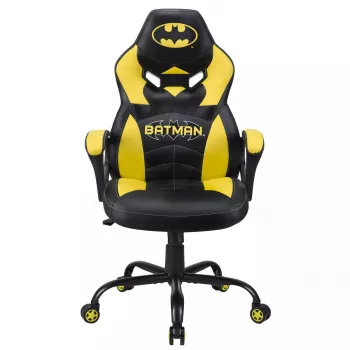 PC spēļu krēsls Subsonic Batman Junior Polsterēts sēdeklis Melns Dzeltens