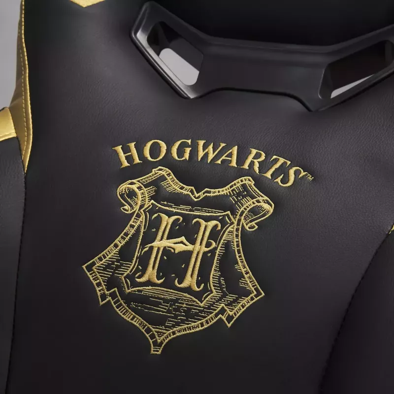 PC spēļu krēsls Subsonic Junior Hogwarts polsterēts sēdeklis melns dzeltens