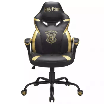 PC spēļu krēsls Subsonic Junior Hogwarts polsterēts sēdeklis melns dzeltens