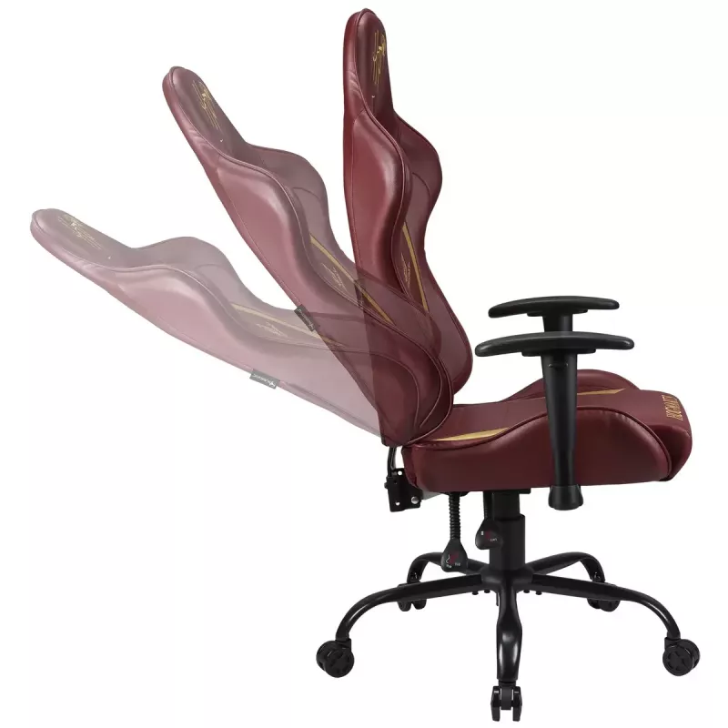 PC spēļu krēsls Subsonic Hogwarts, polsterēts sēdeklis, brūns, 125 kg