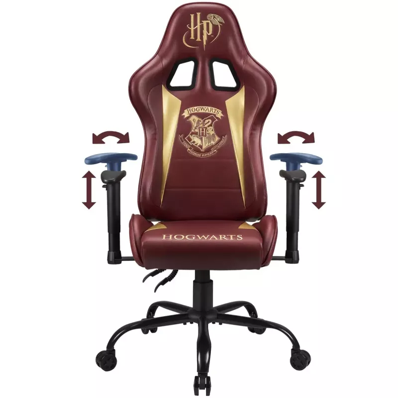 PC spēļu krēsls Subsonic Hogwarts, polsterēts sēdeklis, brūns, 125 kg