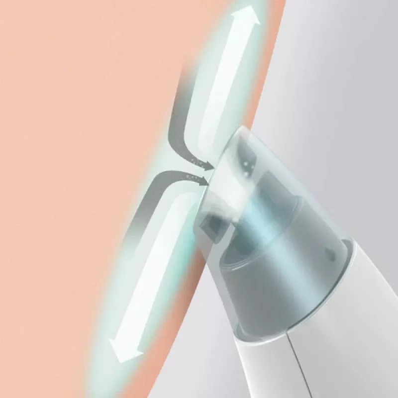 HoMedics FAC-HY100 ādas kopšanas ierīce Hidrodermabrāzijas tīrītājs Caurspīdīgs, Balts