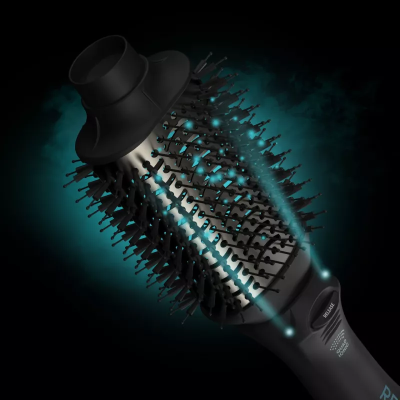 Revamp Progloss Volume & Style Hot Brush Style Hot air brush Warm Melns 1000 W 3 m