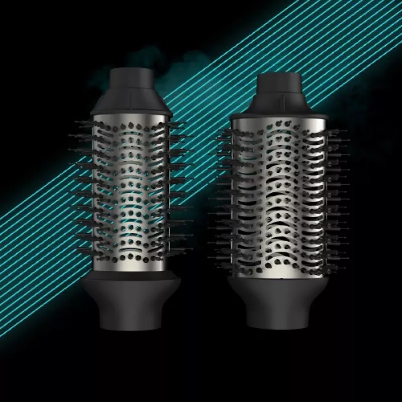 Revamp Progloss Volume & Style Hot Brush Style Hot air brush Warm Melns 1000 W 3 m
