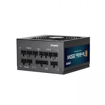 Zalman ZM850-TMX TerraMax 80 PLUS GOLD barošanas bloks 850W/pilnībā modulārs 99.9% aktīvs JKK/viena barošanas bloks melns