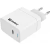 AC lādētājs Sandberg USB-C PD65W EU iekštelpām universāls balts