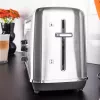 Gastroback Design Advanced 4S tosteris 2 šķēlēm 1100 W Melns Nerūsējošais tērauds