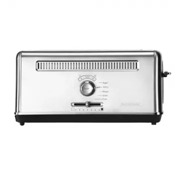 Gastroback Design Advanced 4S tosteris 2 šķēlēm 1100 W Melns Nerūsējošais tērauds