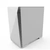 Zalman Z1 Iceberg balta - mATX Mid Tower PC korpuss/Iepriekš uzstādīti 2 x 120 mm ventilatori Mini Tower