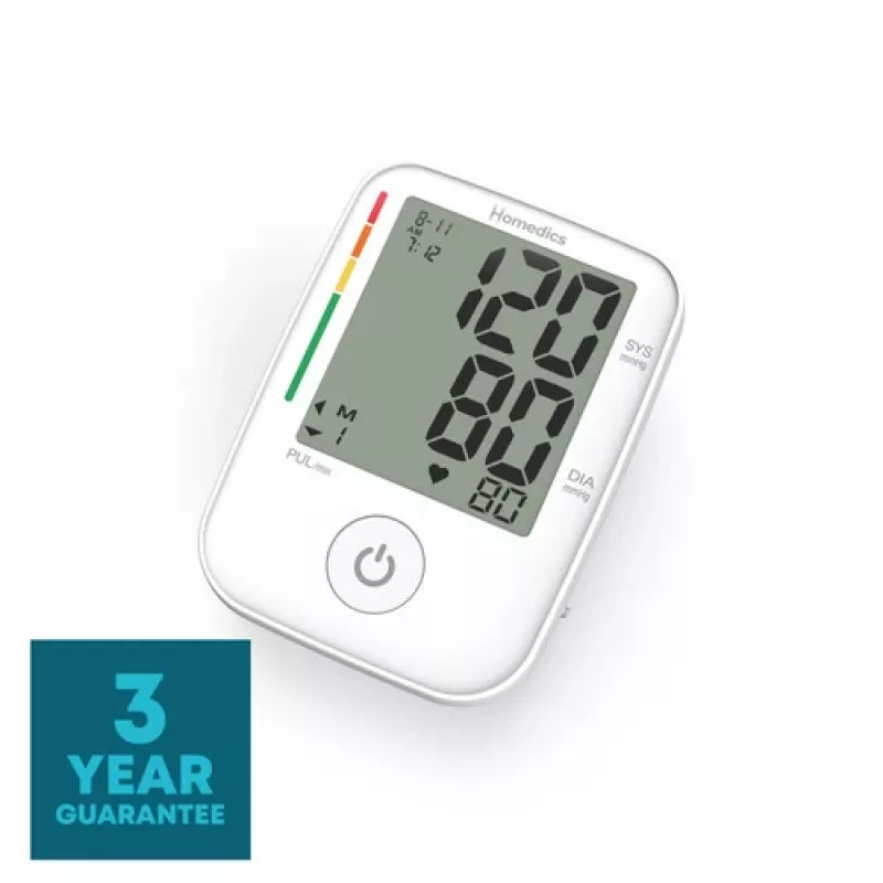 Automātiskais asinsspiediena mērītājs HoMedics BPA-P200-EU1 augšdelmam, balts