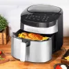 Karstā gaisa fritieris Gastroback Design Air Pro XXL 6,5L 1600W Melns nerūsējošais tērauds