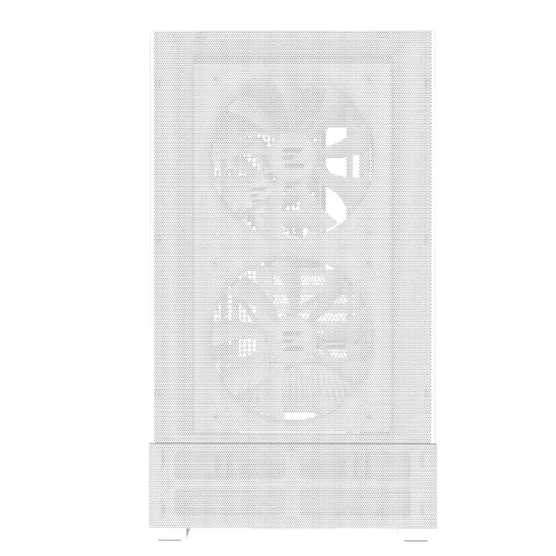PC korpuss Zalman P30 Air balta Mini Tower
