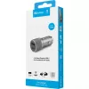 Sandberg automašīnas lādētājs 1xQC3.0+1xUSB-C 48W, Auto, Cigarešu pieslēgvieta, 12 V, Metālisks