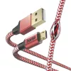Hama atstarojošais USB kabelis USB 2.0 1,5 m USB A Micro-USB B sarkans