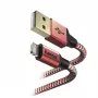 Hama Reflective kabelis 1.5 m sarkans