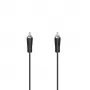 Hama 00205099 audio kabelis 3 m RCA Melns Tēviņš pret Tēviņu Magnētiski ekranēts