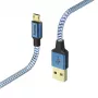 Hama 00178289 USB kabelis USB 2.0 1,5 m USB A Micro-USB B Zils