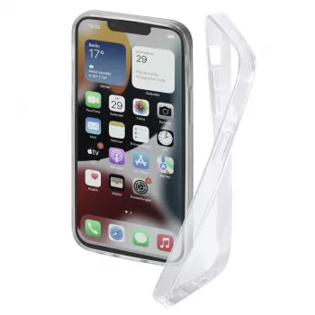 Hama Crystal Clear mobilā telefona vāciņš 15.5 cm (6.1 collas) Apvalks Caurspīdīgs
