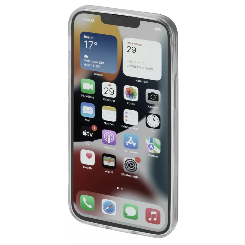 Hama Crystal Clear mobilā telefona vāciņš 15.5 cm (6.1 collas) Apvalks Caurspīdīgs