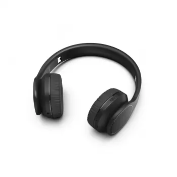 Hama Touch austiņas, vadu un bezvadu, galvas stīpa, zvani/mūzika, Micro-USB, Bluetooth, melnas