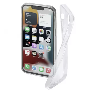 Hama Crystal Clear mobilā tālruņa vāciņš 17 cm (6,7 collas) vāks, caurspīdīgs