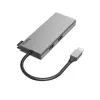 Hama 00200110 klēpjdatora dokstacija/portu replikators USB 3.2 Gen 1 (3.1 Gen 1) Type-C pelēks