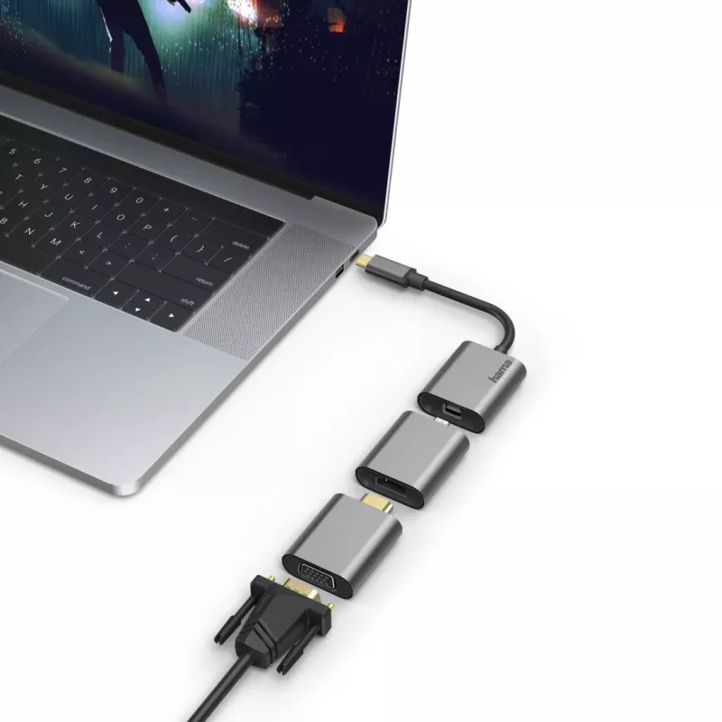 Hama 00200306 USB grafikas adapteris 4096 x 2160 pikseļi Pelēks