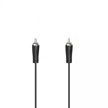 Hama 00205098 audio kabelis 1.5 m RCA Melns