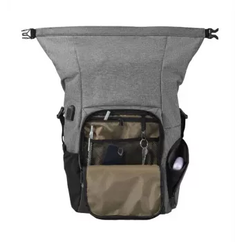Mugursoma Hama Terra 39,6 cm (15,6 collas) pelēka Pārnešanas rokturis Plecu siksna