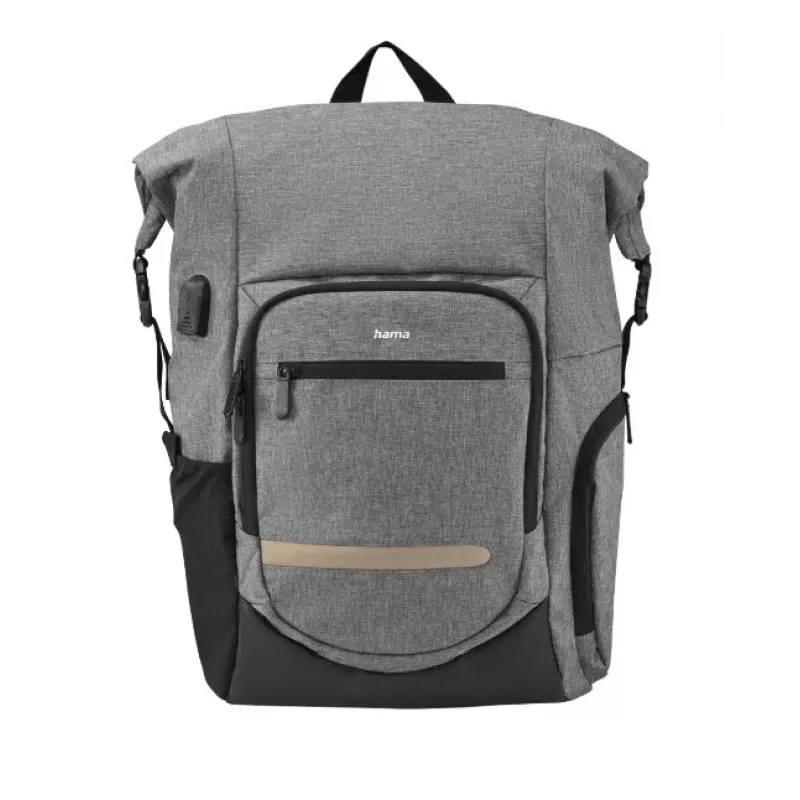 Mugursoma Hama Terra 39,6 cm (15,6 collas) pelēka Pārnešanas rokturis Plecu siksna