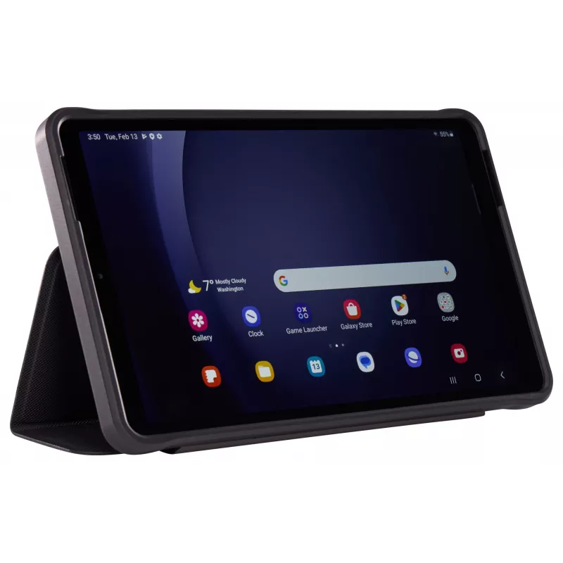 Case Logic SnapView CSGE2196 melns maciņš Samsung Galaxy Tab A9 8,7 collas, 22,1 cm