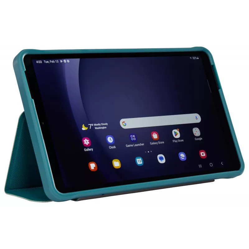 Case Logic SnapView CSGE2196 Patina Blue maciņš Samsung Galaxy Tab A9 8,7 collas, 22,1 cm