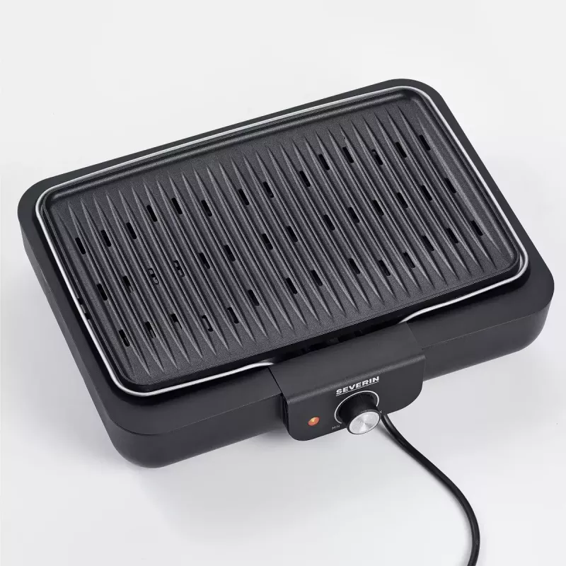 Galda elektriskais grils Severin PG 8556 2300 W melns nerūsējošais tērauds