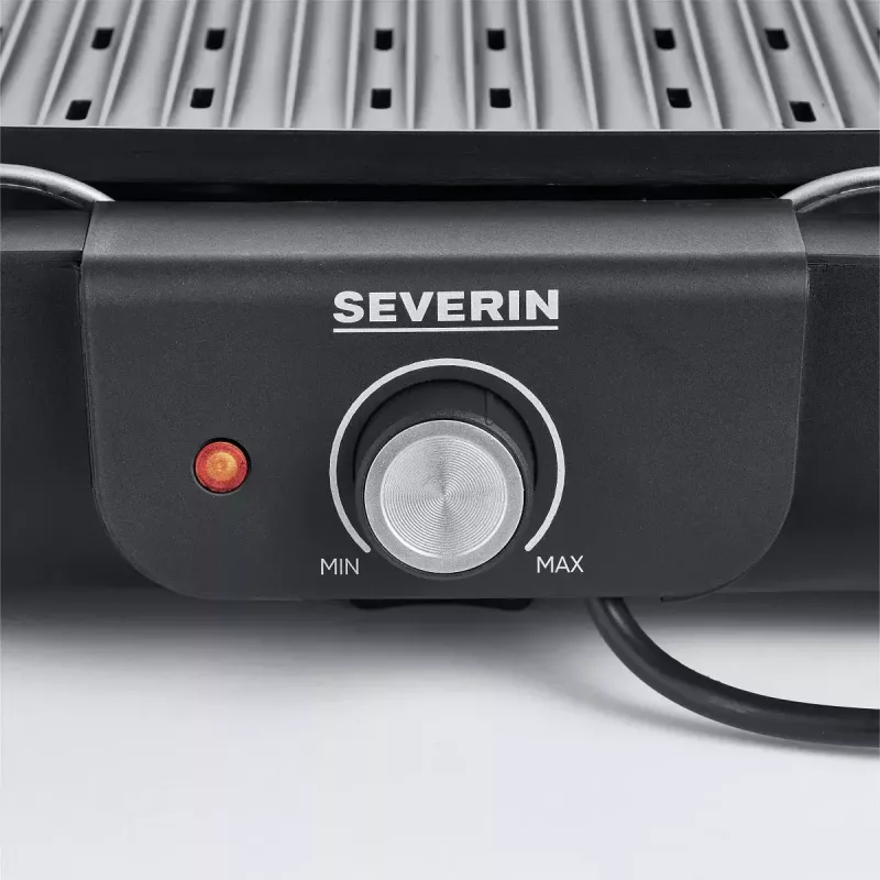 Galda elektriskais grils Severin PG 8556 2300 W melns nerūsējošais tērauds