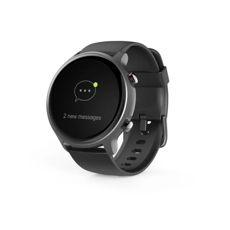 Hama Fit Watch 6910 3,25 cm (1,28 collas) LCD 46 mm digitāls skārienjūtīgs ekrāns pelēks GPS (satelīts)