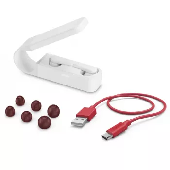 Hama Spirit Pocket austiņas True Wireless Stereo (TWS) ieliekamās Zvani/Mūzika Bluetooth balts