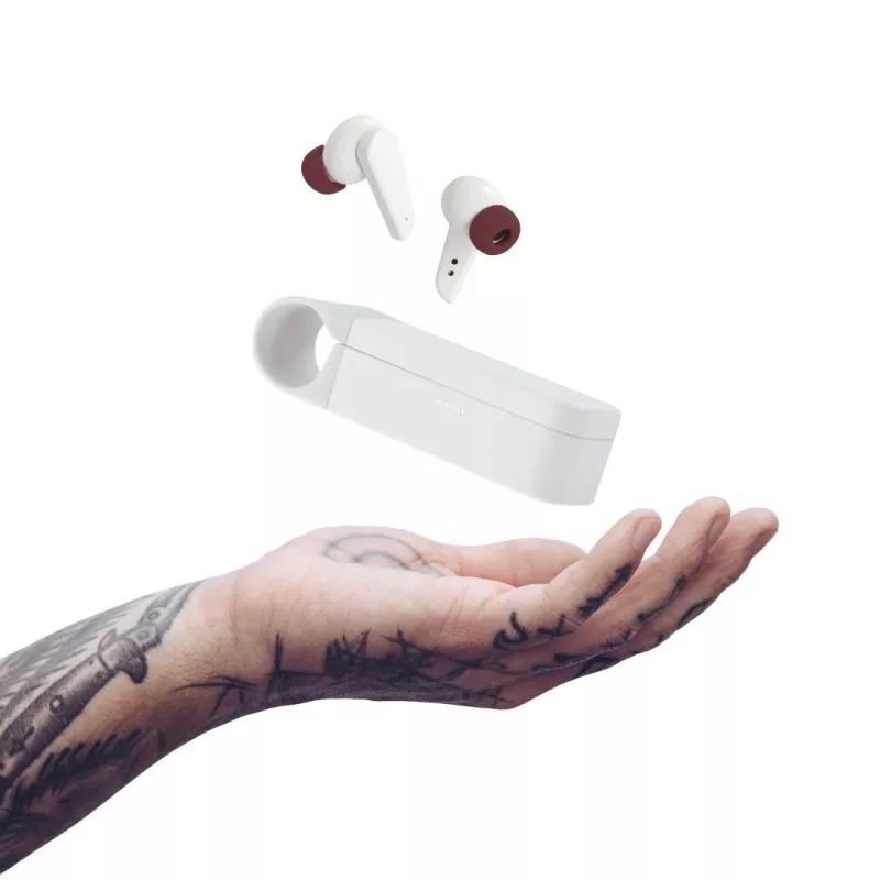 Hama Spirit Pocket austiņas True Wireless Stereo (TWS) ieliekamās Zvani/Mūzika Bluetooth balts