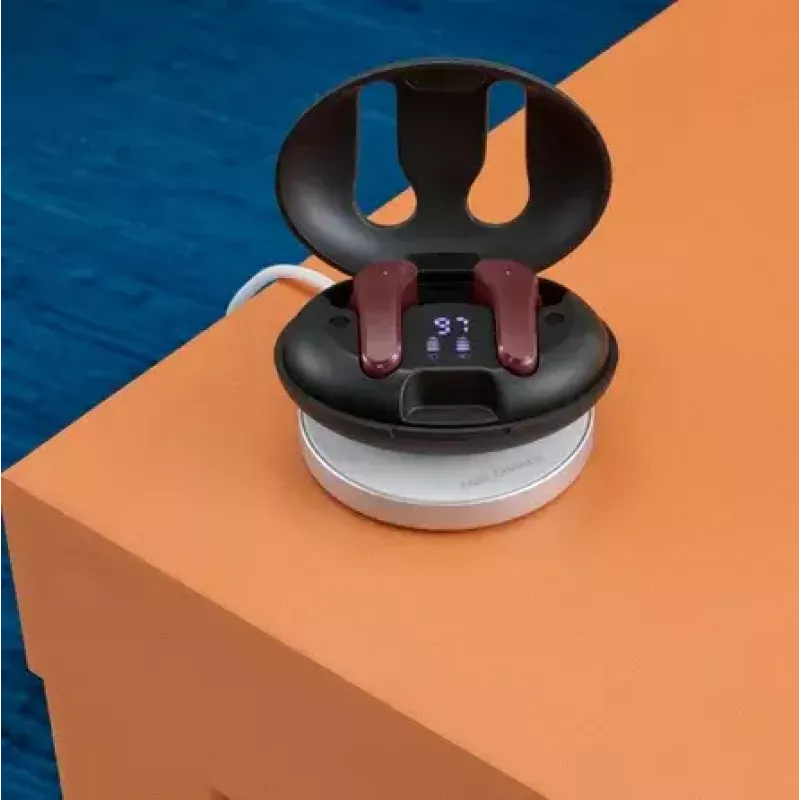 Hama Spirit Unchained austiņas True Wireless Stereo (TWS) Ievietojamo austiņu Mūzikai Bluetooth Melns, Sarkans