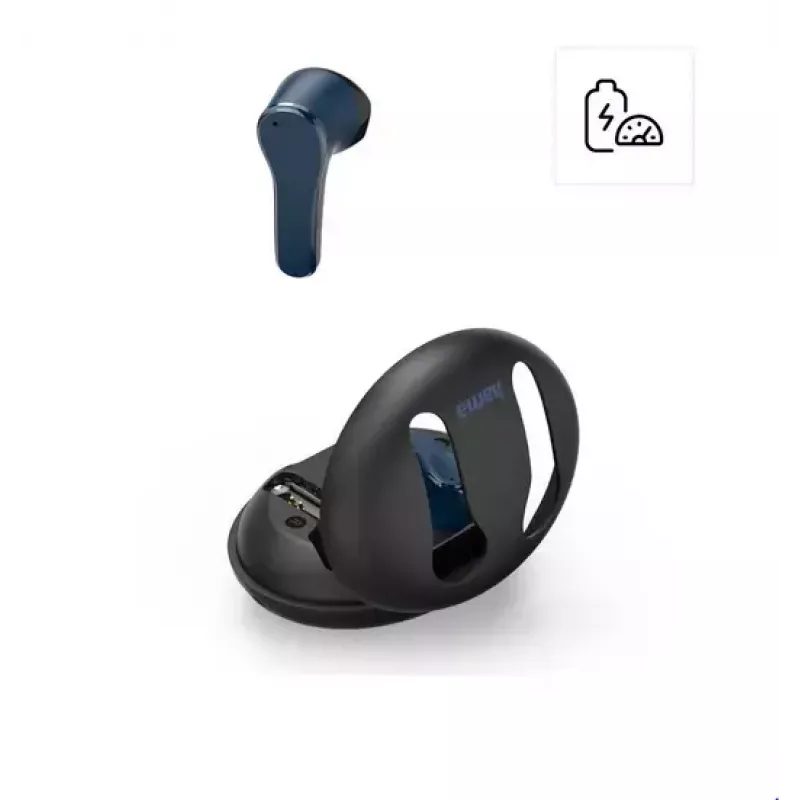 Hama Spirit Unchained austiņas True Wireless Stereo (TWS) Ievietojamās Mūzikai Bluetooth Melns, Zils