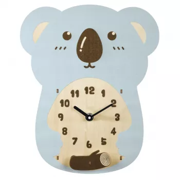Hama Koala svārsta mehāniskais pulkstenis Cits Zils, Brūns, Koks