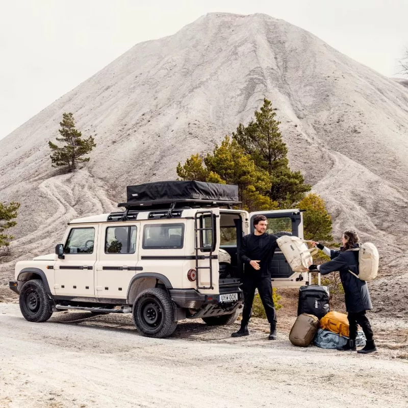 Thule Chasm TDSD303 Deep Khaki somas maiss 70 L Poliesters