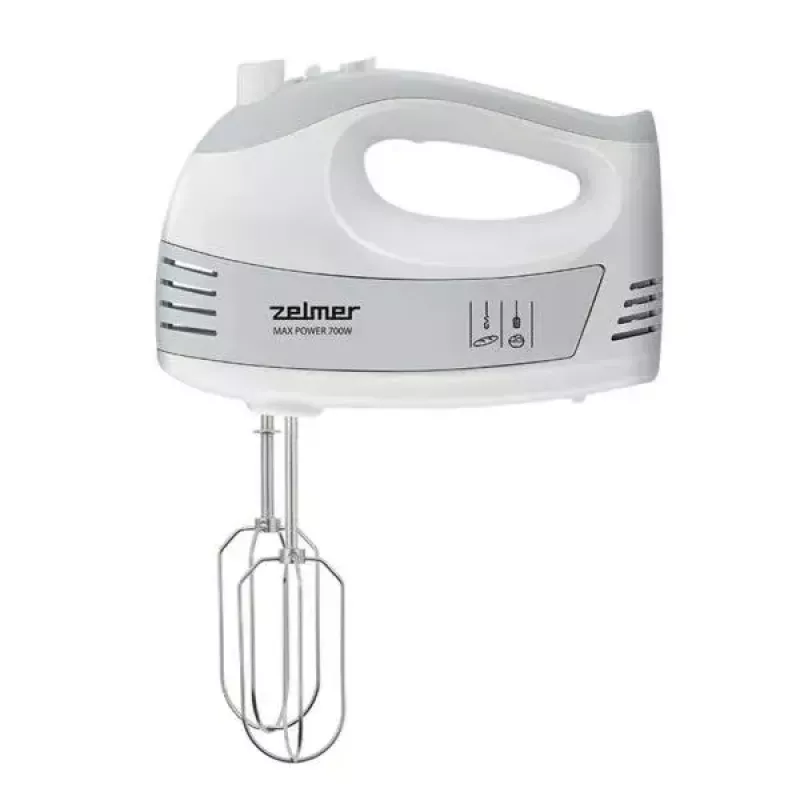 Rokas mikseris ZELMER ZHM2459S — 300 W, 5 ātrumu iestatījumi, nerūsējošā tērauda uzgaļi