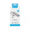 Sandberg USB-C/A uz 4xUSB 3.0 centrmezgls, alumīnija, 5000 Mbit/s
