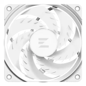 120mm ARGB korpusa ventilators ZALMAN ZM-AF120R ARGB balts — 120mm, ARGB apgaismojums, balts rāmis