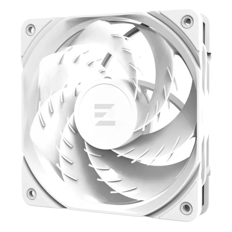 120mm ARGB korpusa ventilators ZALMAN ZM-AF120R ARGB balts — 120mm, ARGB apgaismojums, balts rāmis