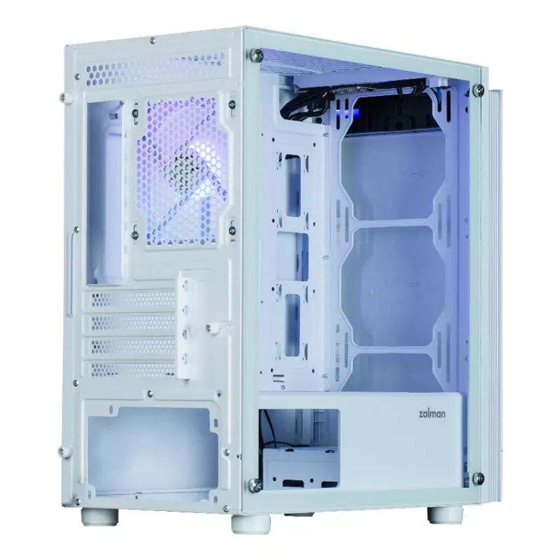 Datora korpuss Zalman T4 Plus Mini Tower balts