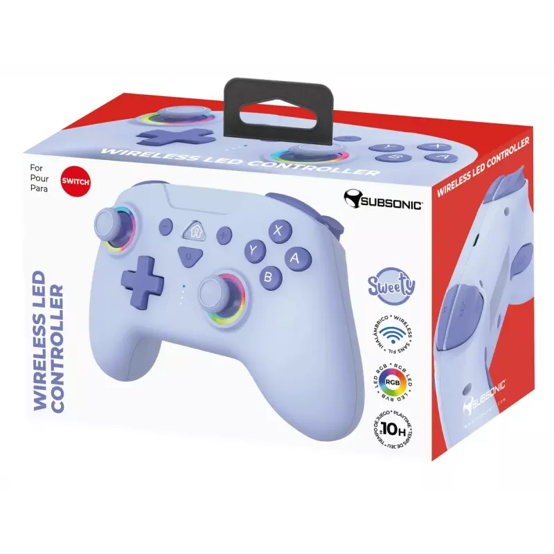 Spēļu kontrolieris Subsonic 147436 zils RF Nintendo Switch bezvadu 10h baterija