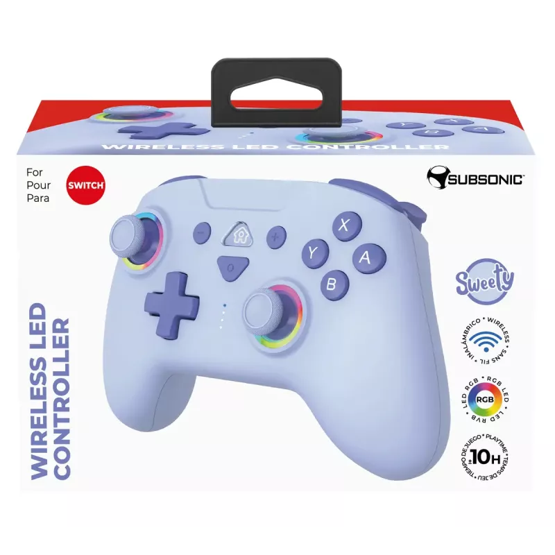 Spēļu kontrolieris Subsonic 147436 zils RF Nintendo Switch bezvadu 10h baterija